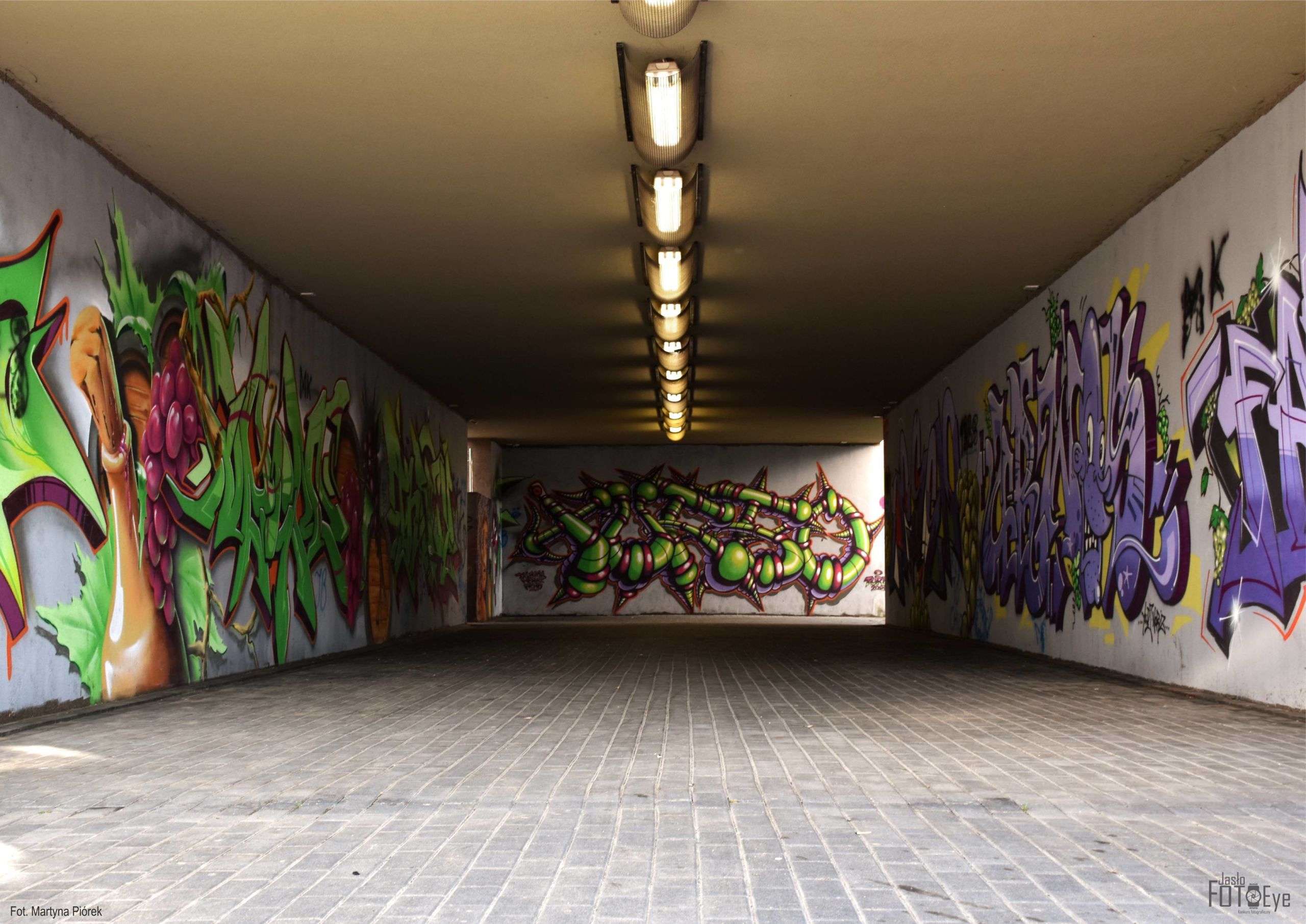 zdjęcie pt. „Tunel Kolorów”, autorstwa Martyny Piórek.