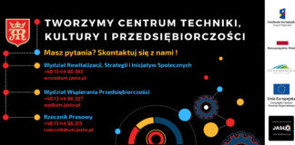 Baner Tworzymy Centrum Technki, Kultury i Przedsiębiorczości w Jaśle