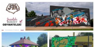 Baner JBO projekty murali. Zwycięski projekt JBO na 2021 rok. Murale dla mieszkańców Jasła