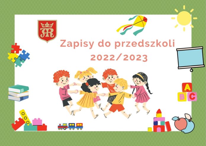 Baner Zapisy do przedszkoli 2022/2023