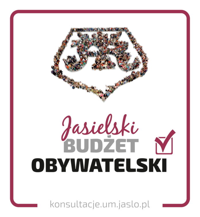 logotyp z napisem Jasielski Budżet Obywatelski