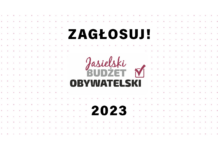 tabliza z napisem: Zagłosuj! Jasielksi BUdżet Obywatelski 2023!