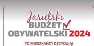 baner Jasielski Budżet Obywatelski na 2024 rok To mieszkańcy decydują!