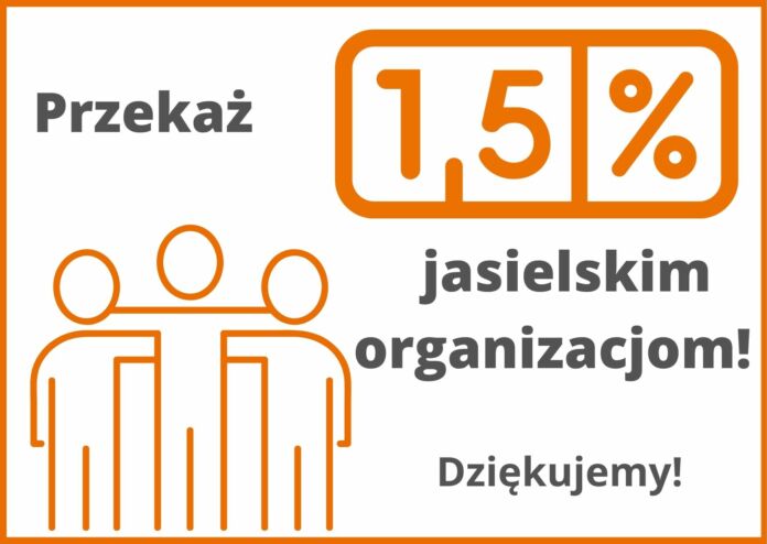 grafika - przekaż 1,5 % organizacjom